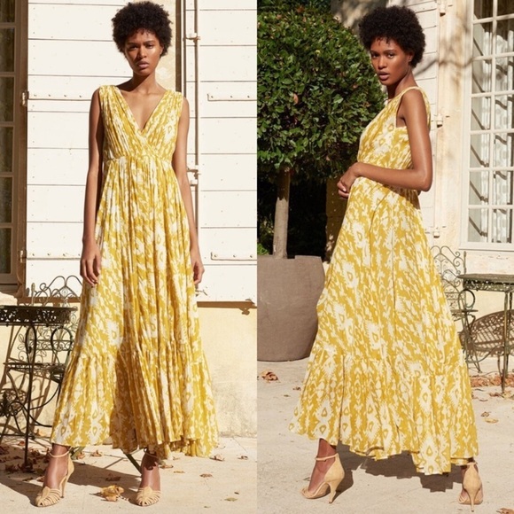 Mes Demoiselles Dresses & Skirts - Mes Demoiselles Samarcande Ikat Print Cotton Dress Size 6​​​​